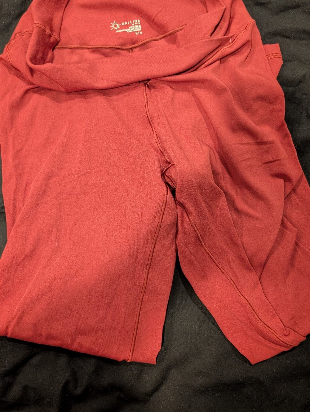 Aerie Maroon Offline Leggings